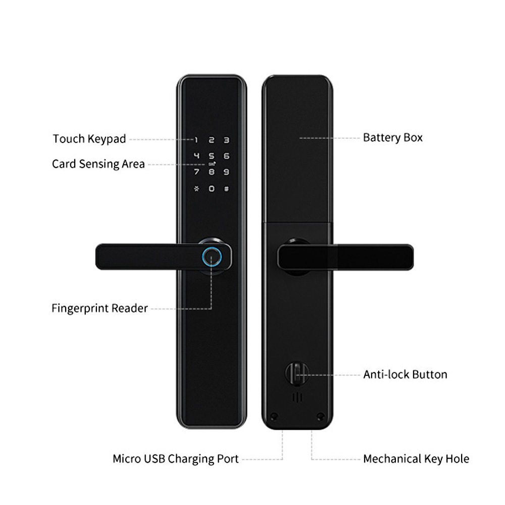 Khóa cửa vân tay thông minh ZKTECO SL01-N230N