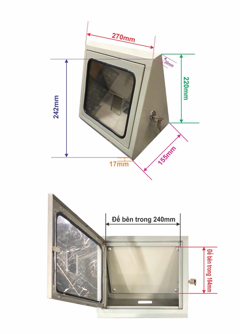 Hộp Bảo Vệ Máy Chấm Công Bằng Sắt Hộp Bảo Vệ Máy Chấm Công Bằng Sắt